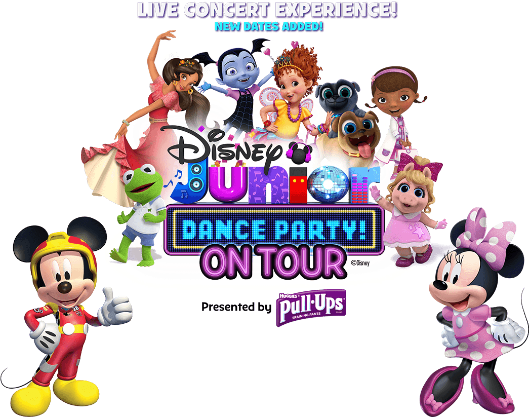 Disney Junior Dance Party On Tour Poster PNG