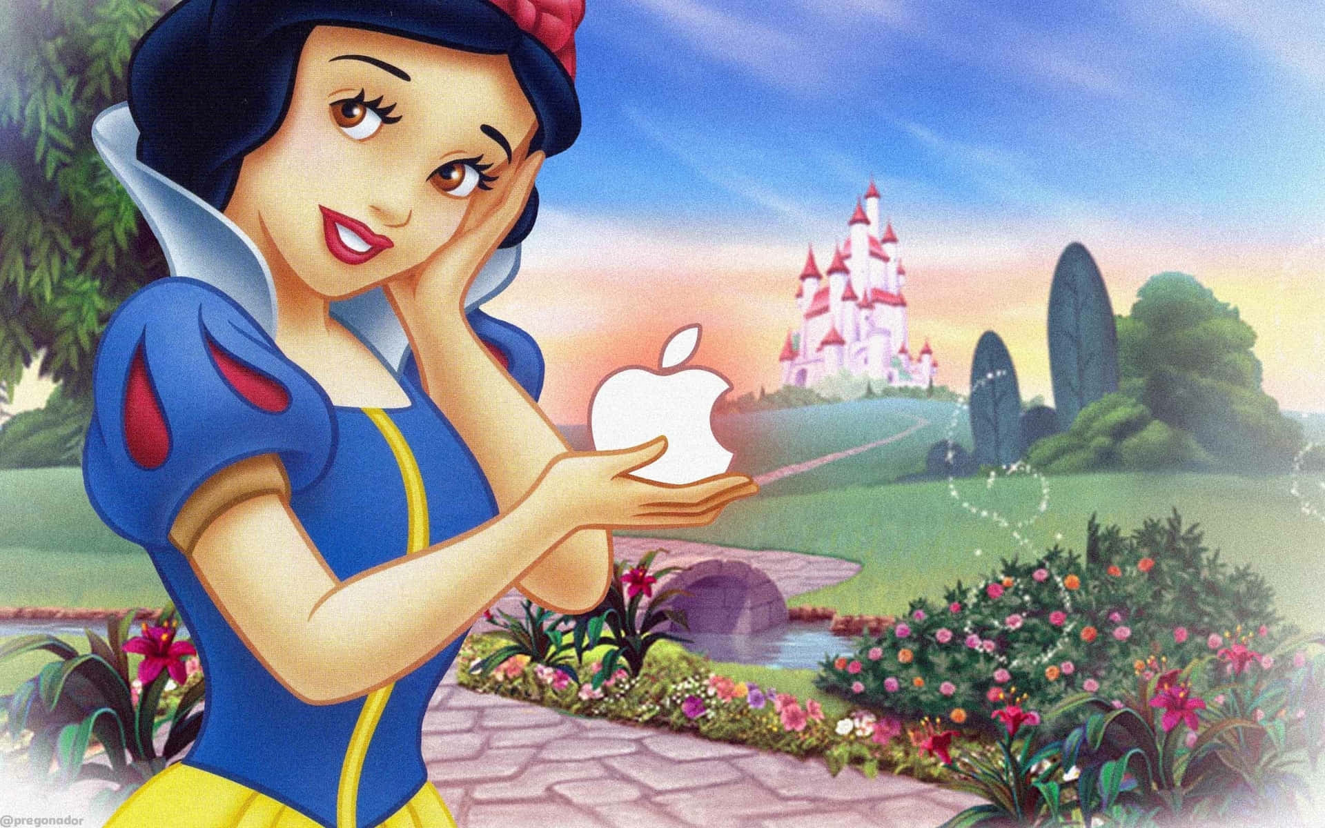 Lavita È Infinitamente Magica Con Disney Mac Sfondo