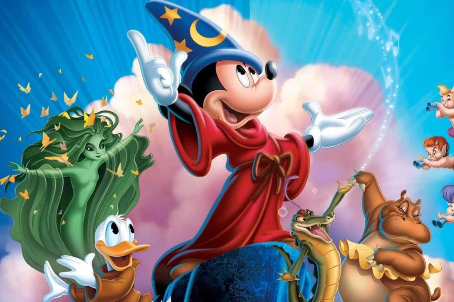 Disney Magic Mickeyand Friends Wallpaper