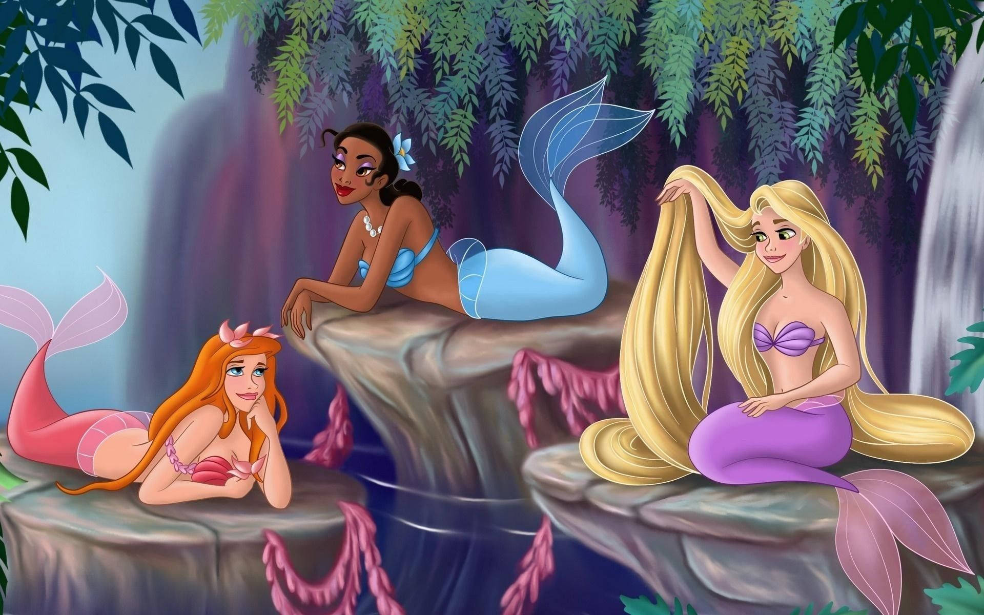 Disney Mermaid Princesses Laptop Wallpaper