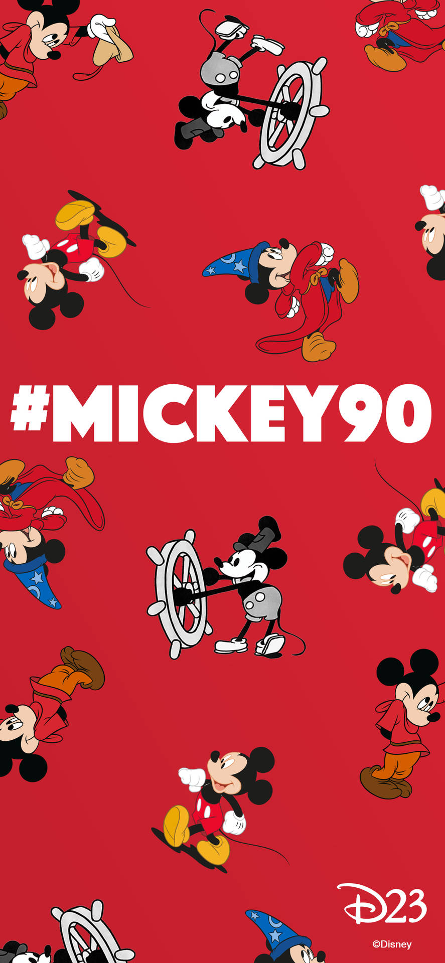 Mickey Mouse Celebrates 90 Glorious Years Wallpaper