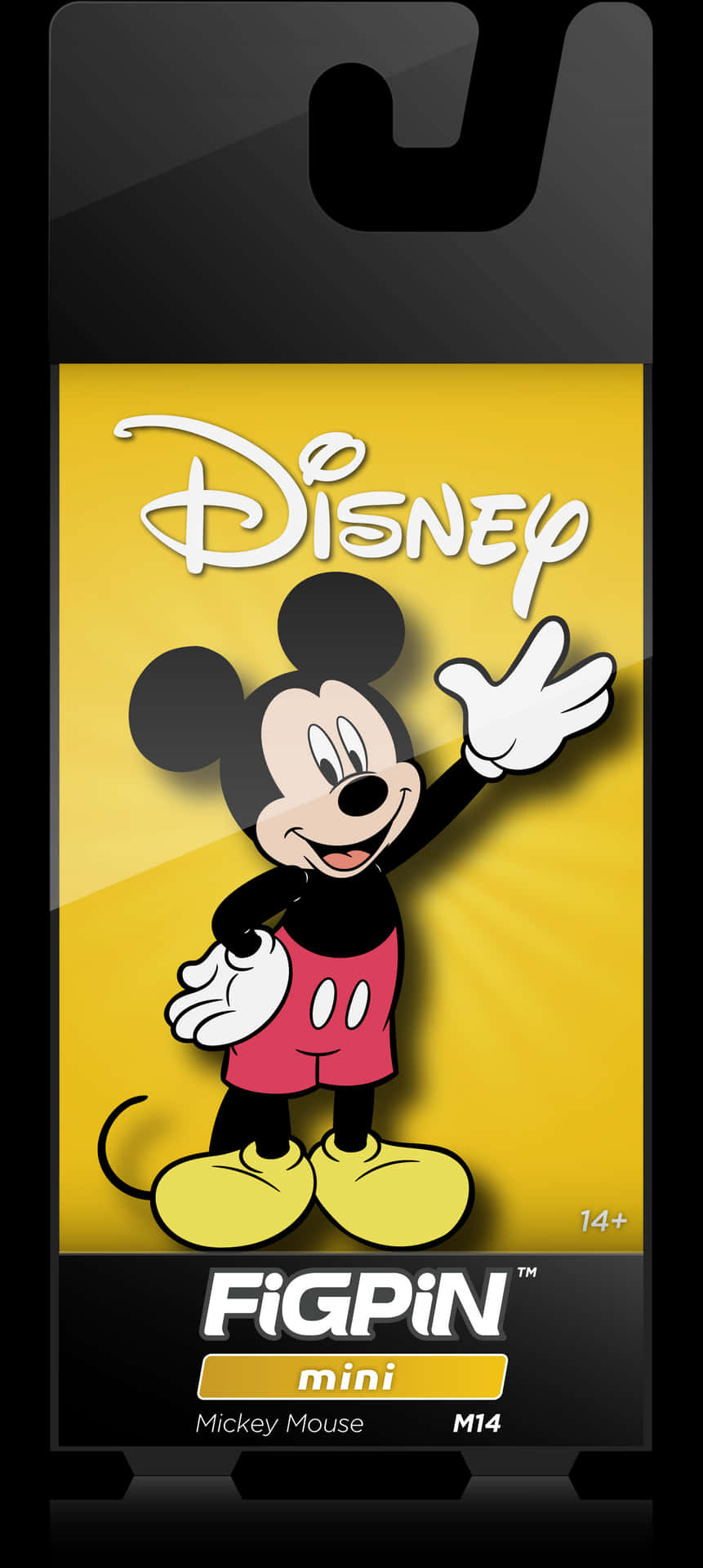 Disney Mickey Mouse Fig Pin Mini Packaging PNG
