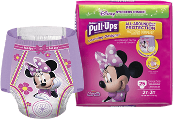 Disney Minnie Mouse Pull Ups Training Pants PNG