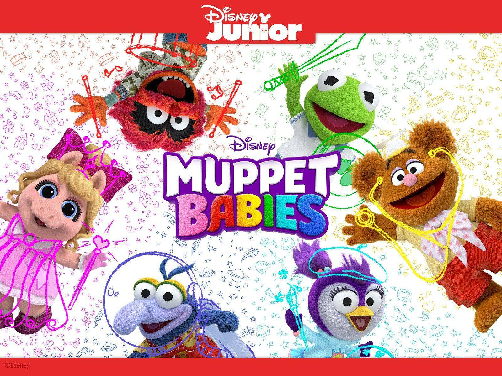 Disney Muppet Babies Characters Poster