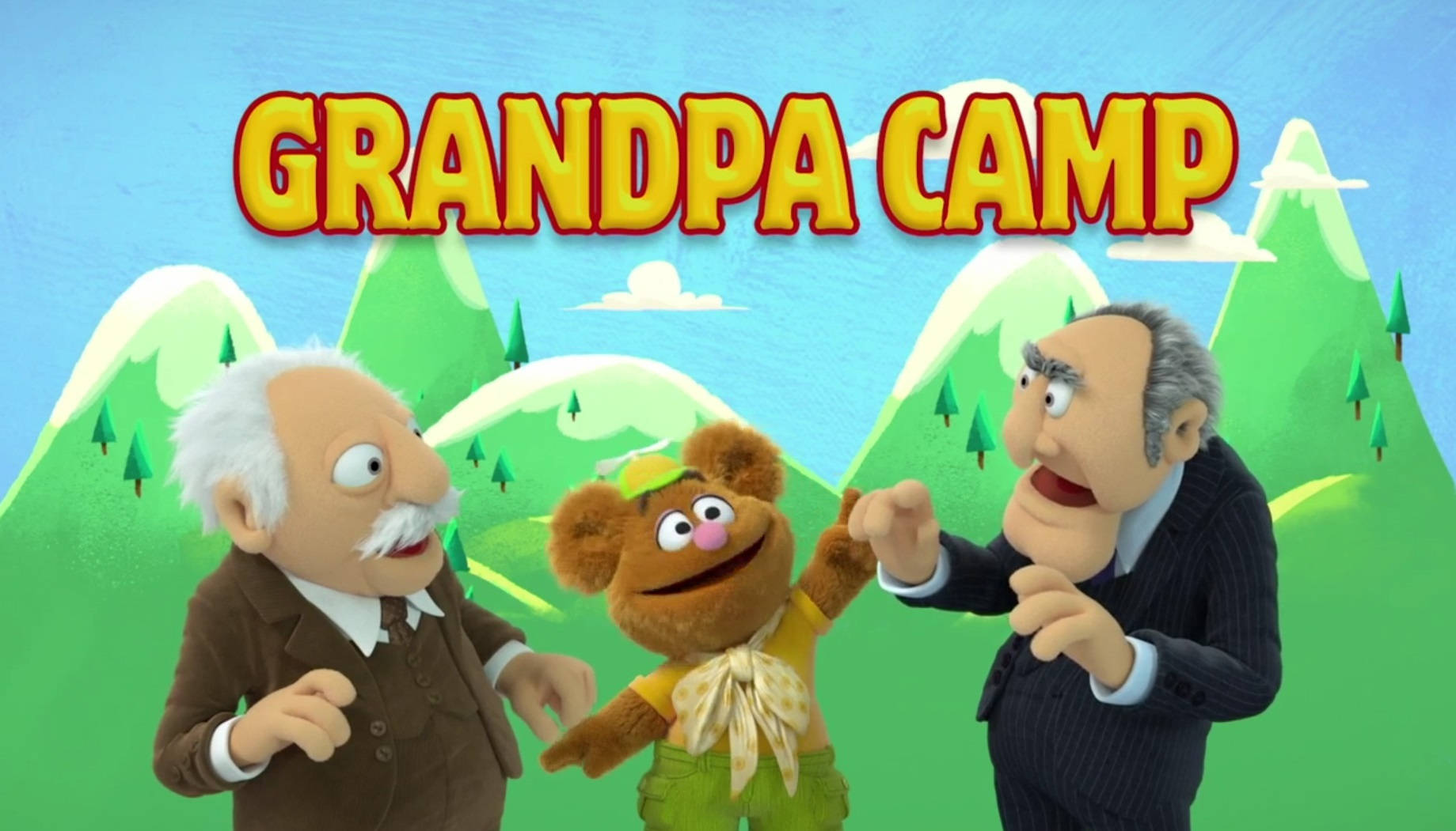 Disney Muppet Babies Grandpa Fozzie Background