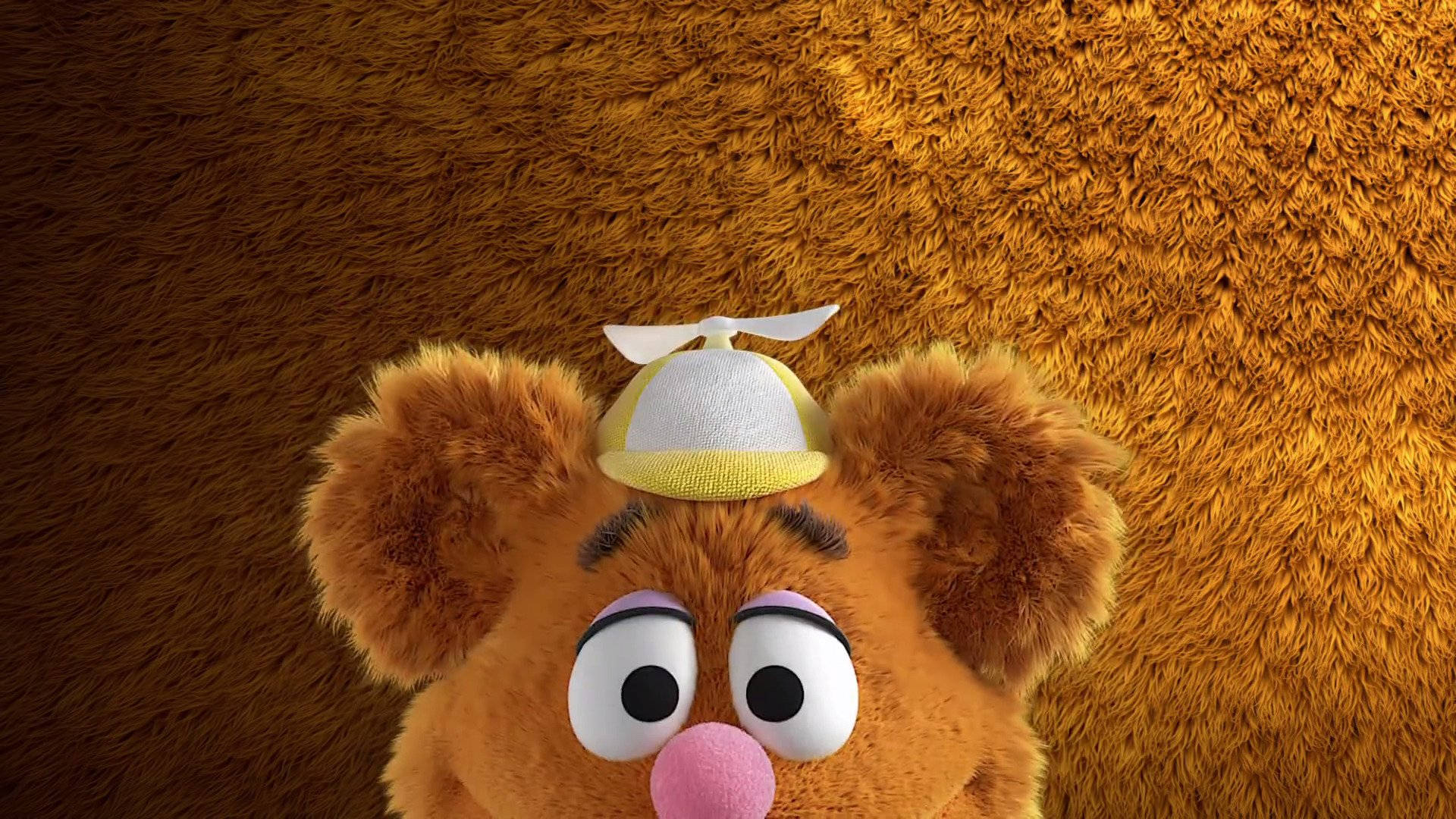 Disney Muppet Babies Half-faced Fozzie Background