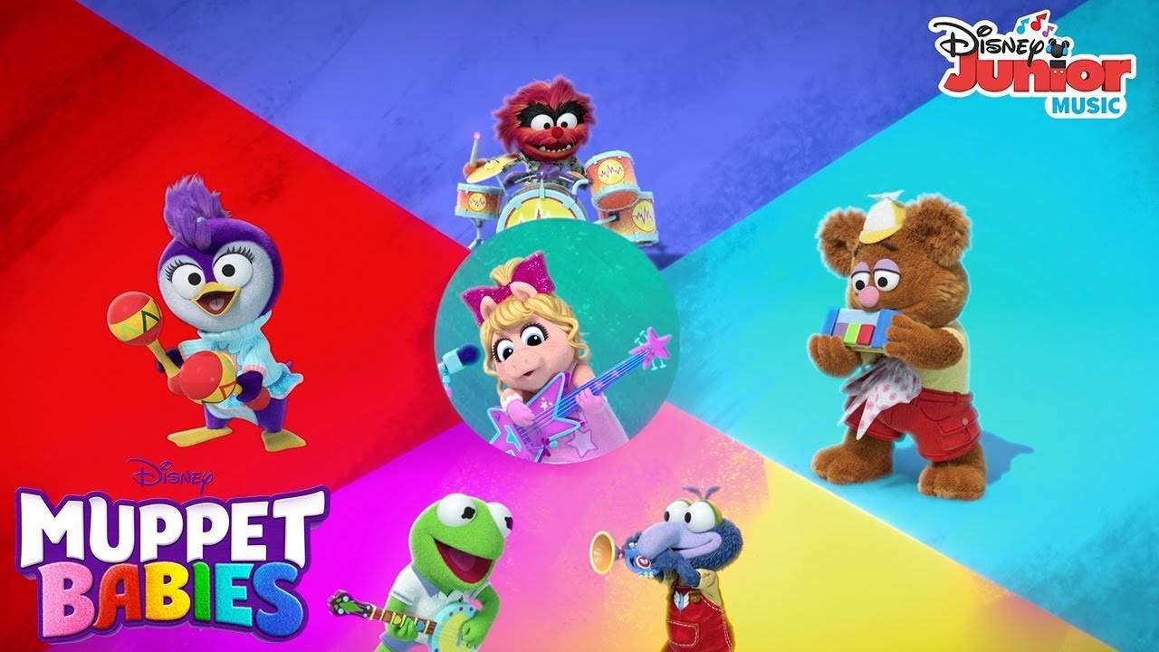 Disney Muppet Babies Musical Band Background