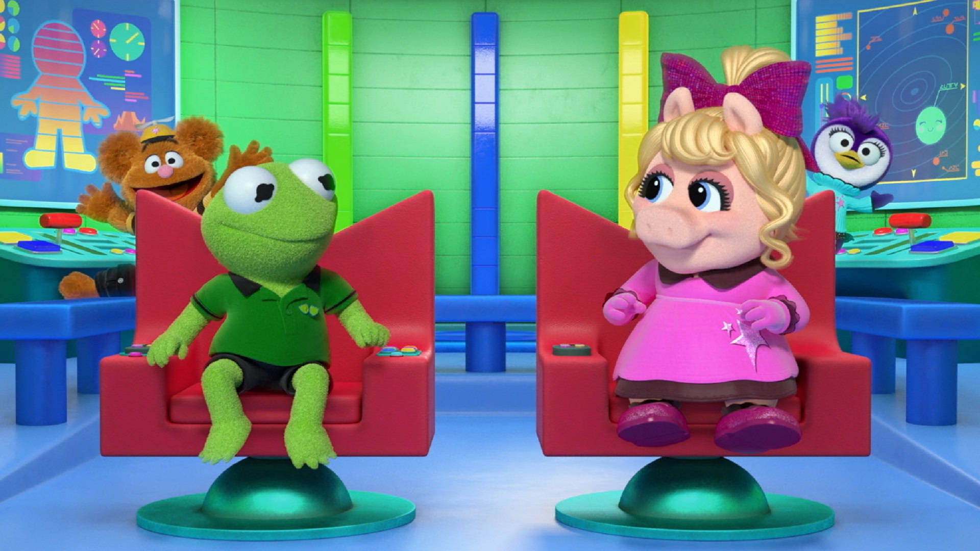 Disney Muppet Babies Starship Piggy Background