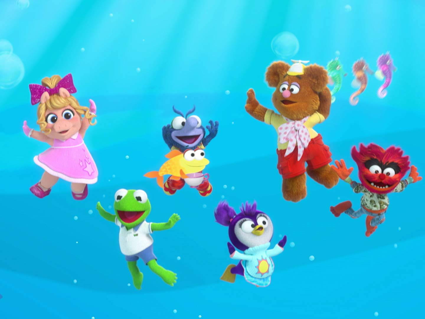 Disney Muppet Babies Underwater Background