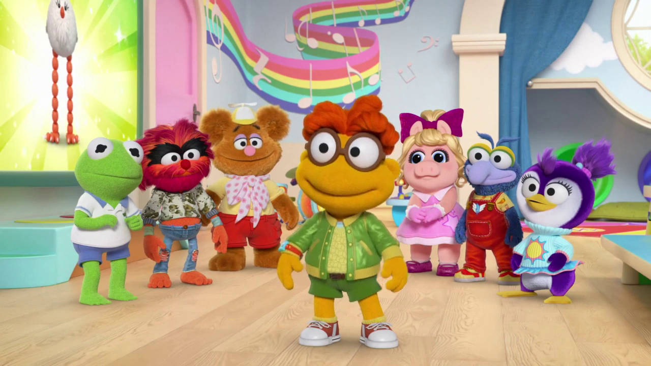 Disney Muppet Babies With Scooter Background