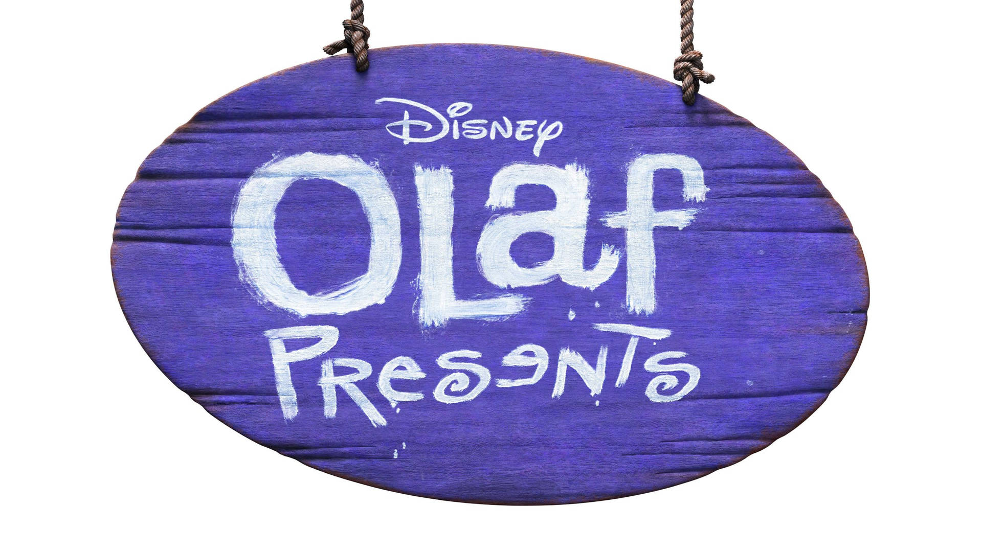 Disney Olaf præsenterer Plakat Tegneseriefilm Papir Tapet Wallpaper