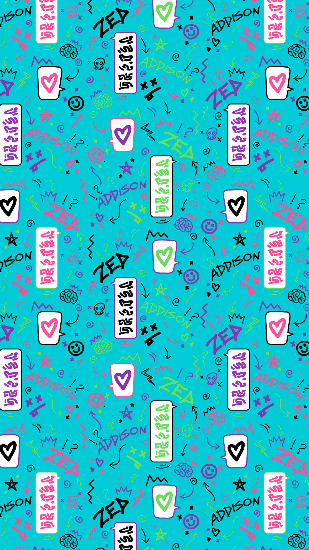 "Discover the Magic of Disney Pattern" Wallpaper