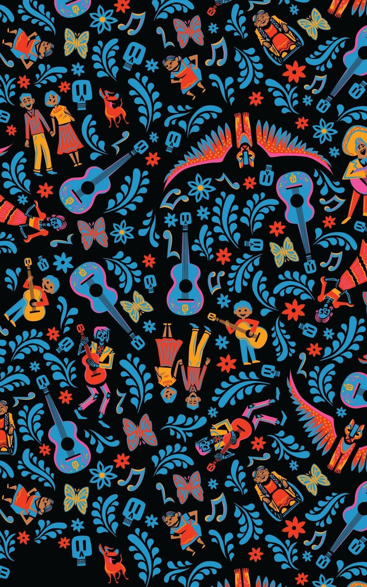 Enjoy the Joyful Disney Pattern! Wallpaper