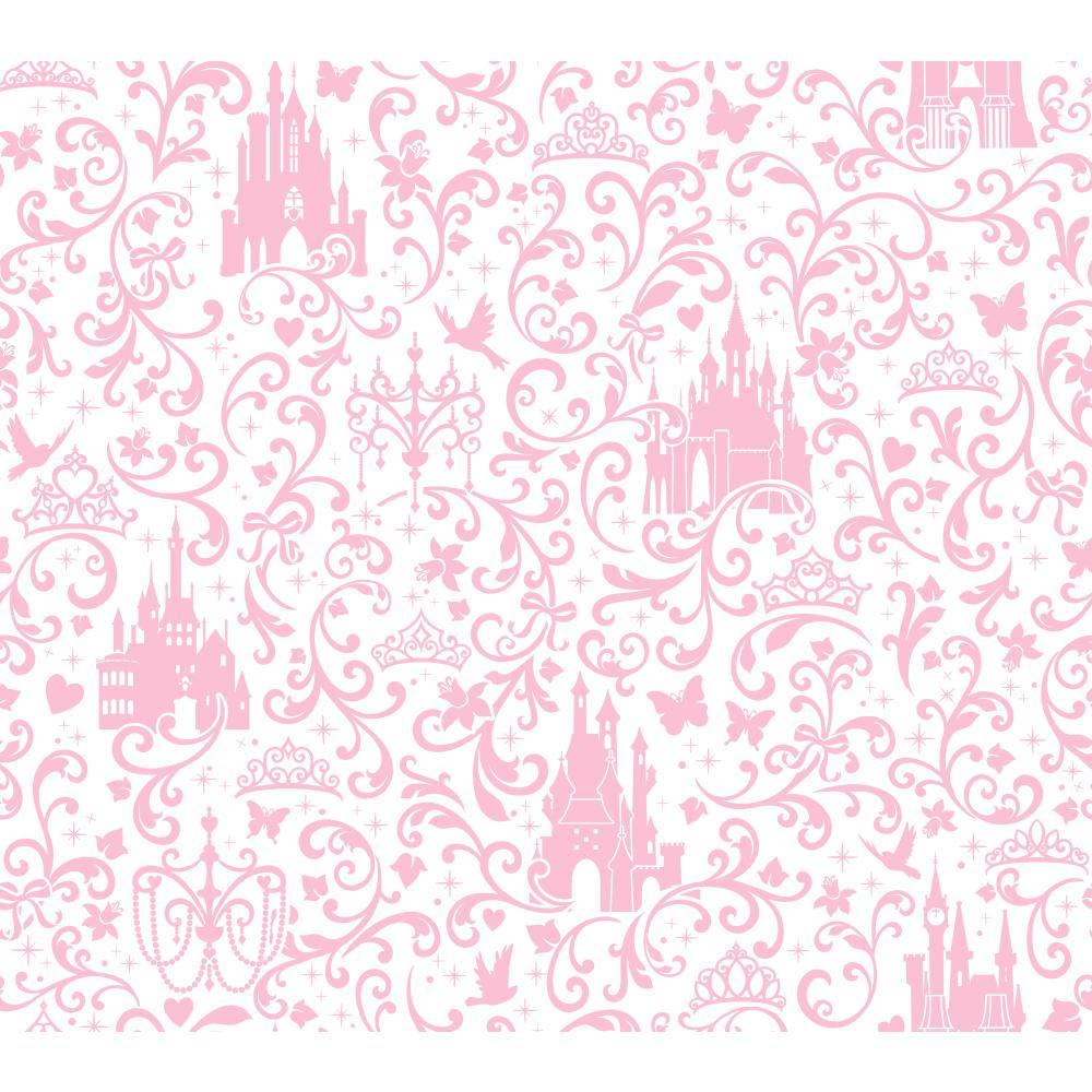 Disney Pattern With Castles Wallpaper