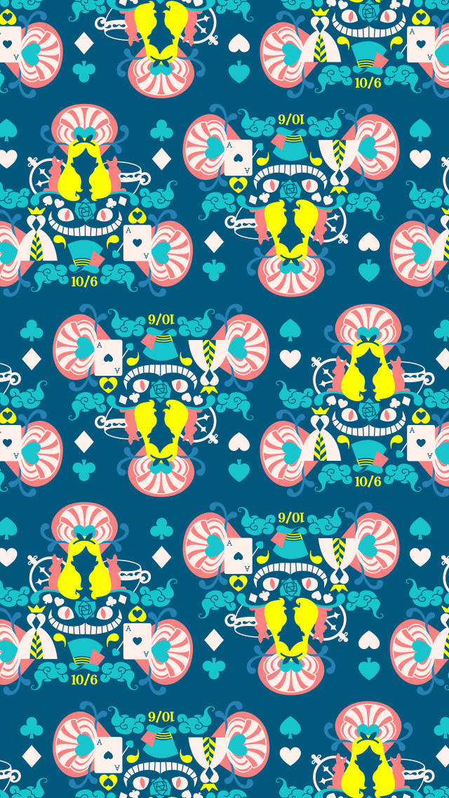 Discover a World of Fun with the Disney Pattern Wallpaper