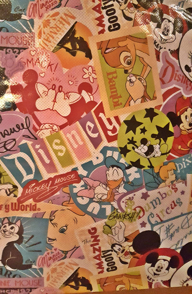Classic Disney Pattern Wallpaper