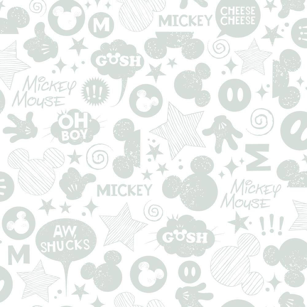 Bright, beautiful Disney pattern art Wallpaper