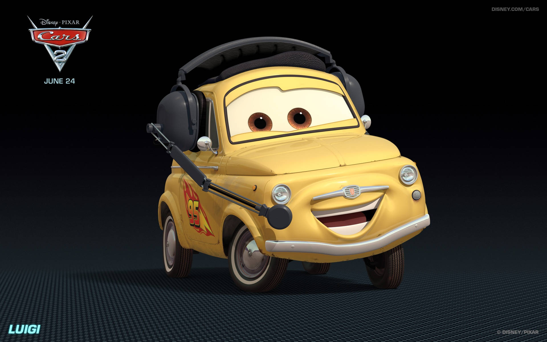 Disney Pixar Luigi Cars 2 Background
