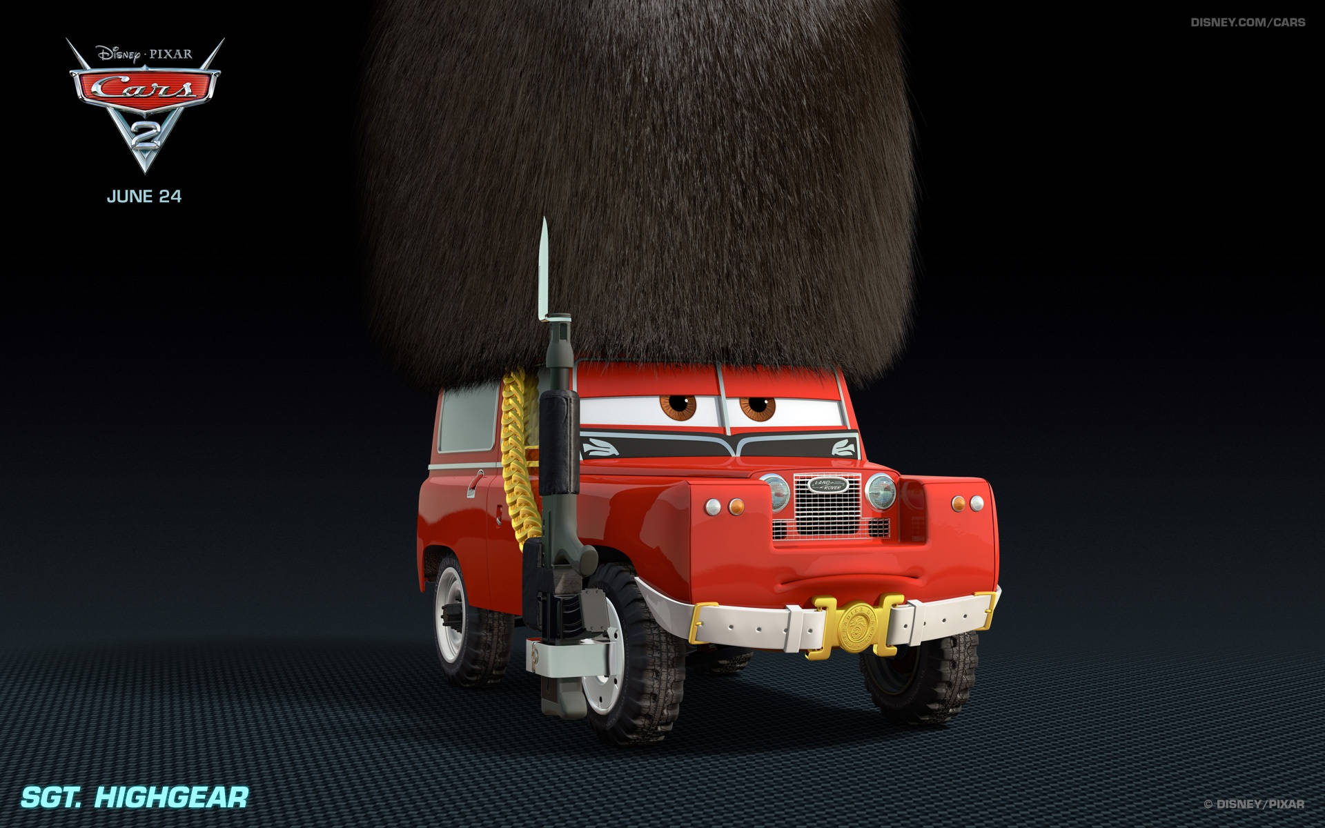Disney Pixar Sgt. Highgear Cars 2 Background