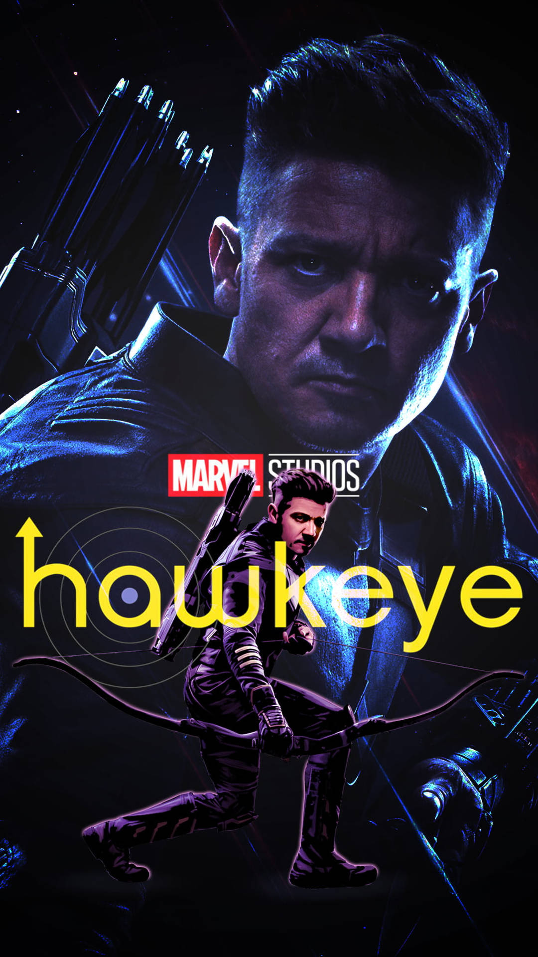 Disney Plus Hawkeye Poster Background