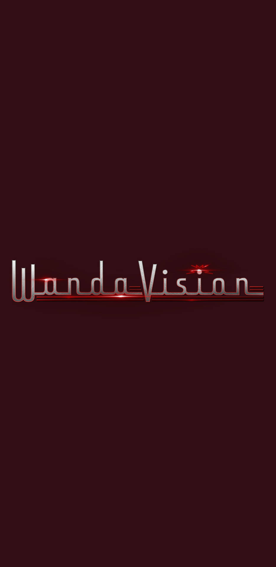 Disney Plus WandaVision Logo Wallpaper