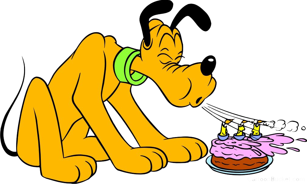 Disney Pluto Birthday Celebration PNG
