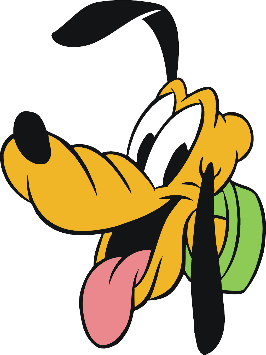 Disney Pluto Classic Pose PNG