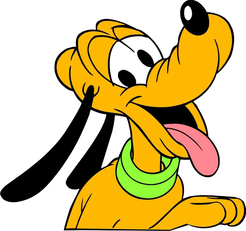 Disney Pluto Happy Expression PNG