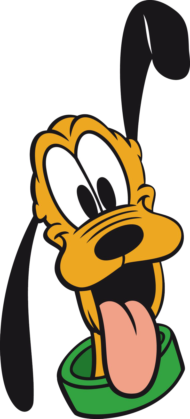 Disney Pluto Happy Expression PNG