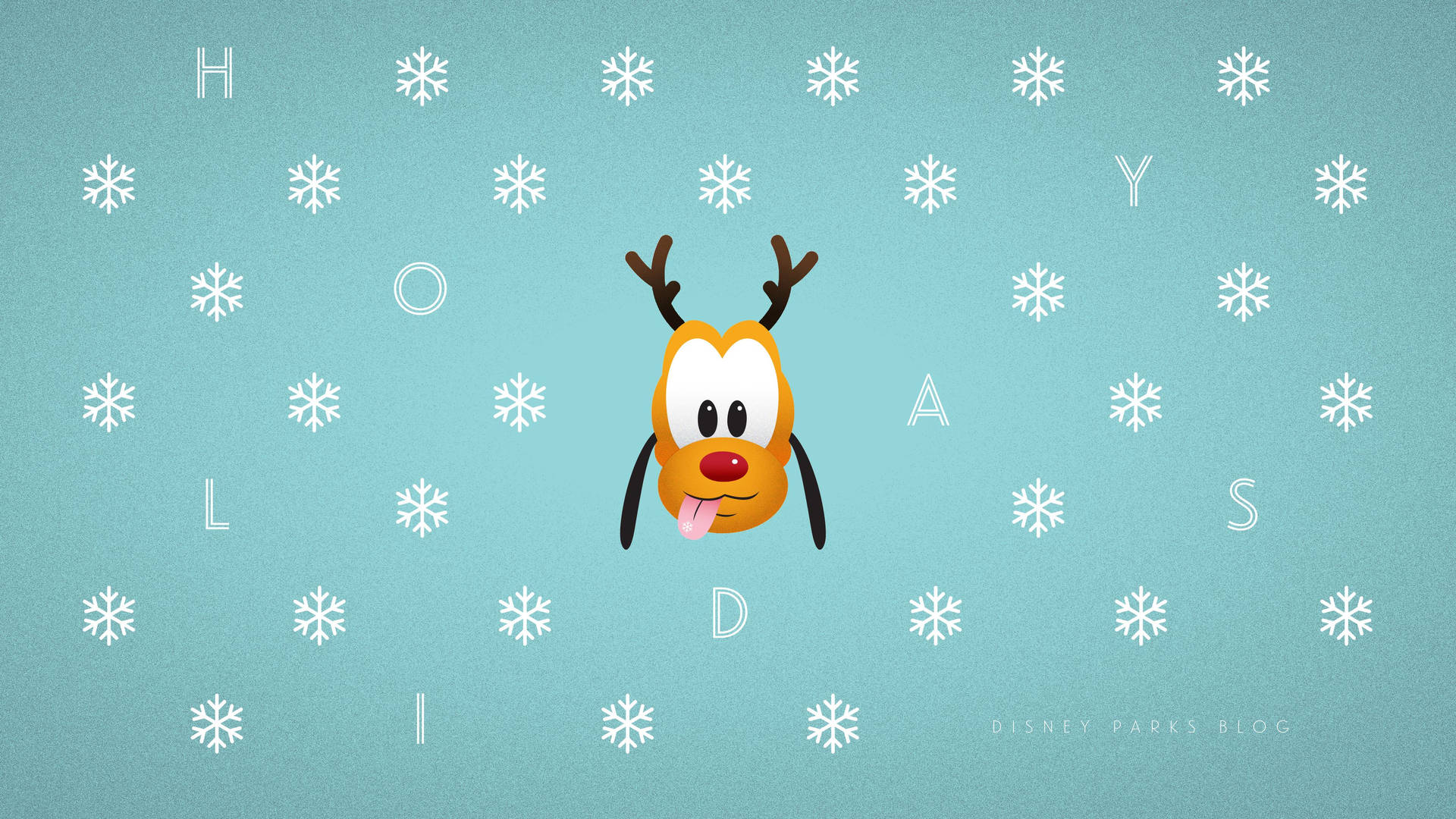 Pluto is ready for the Holidays! Wallpaper