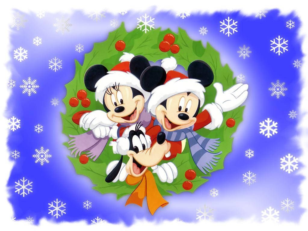 Disneypluto Im Schnee Wallpaper