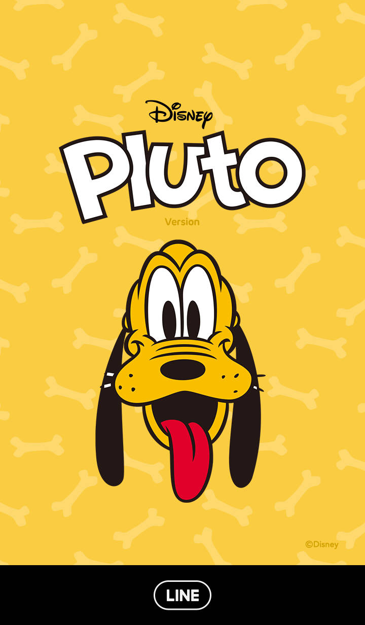 Disney Pluto Linie Kollektion Tapet: Nyd synet af Pluto på dit skrivebord! Wallpaper