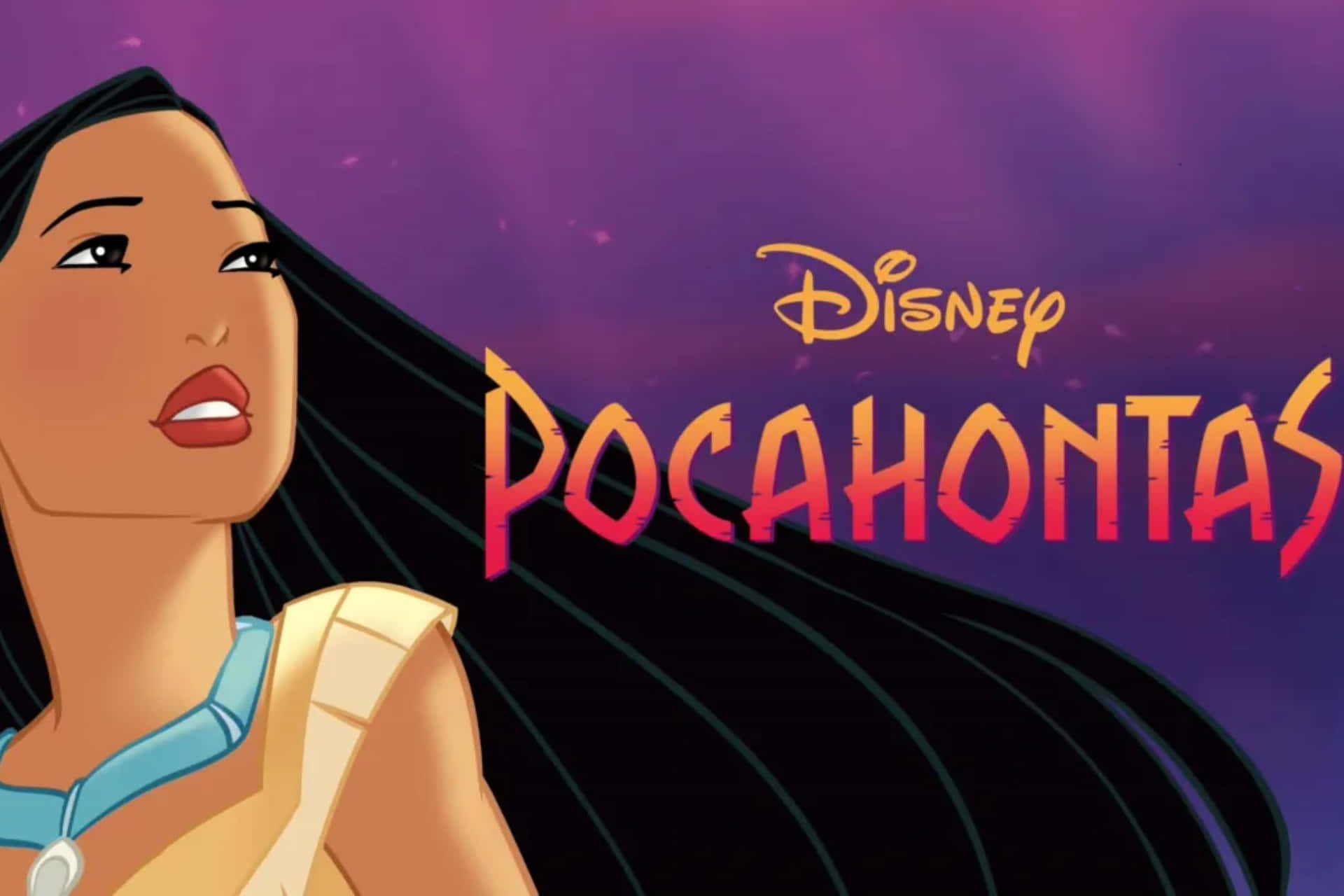 Disney Pocahontas Animated Character Wallpaper