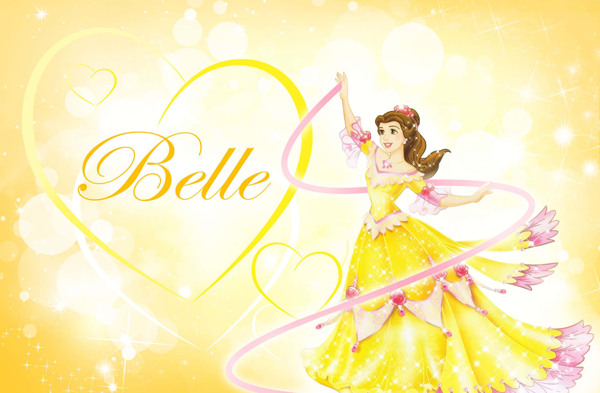 Fireaf De Mest Elskede Disney-prinsesser, Askepot, Snehvide, Jasmin Og Belle.