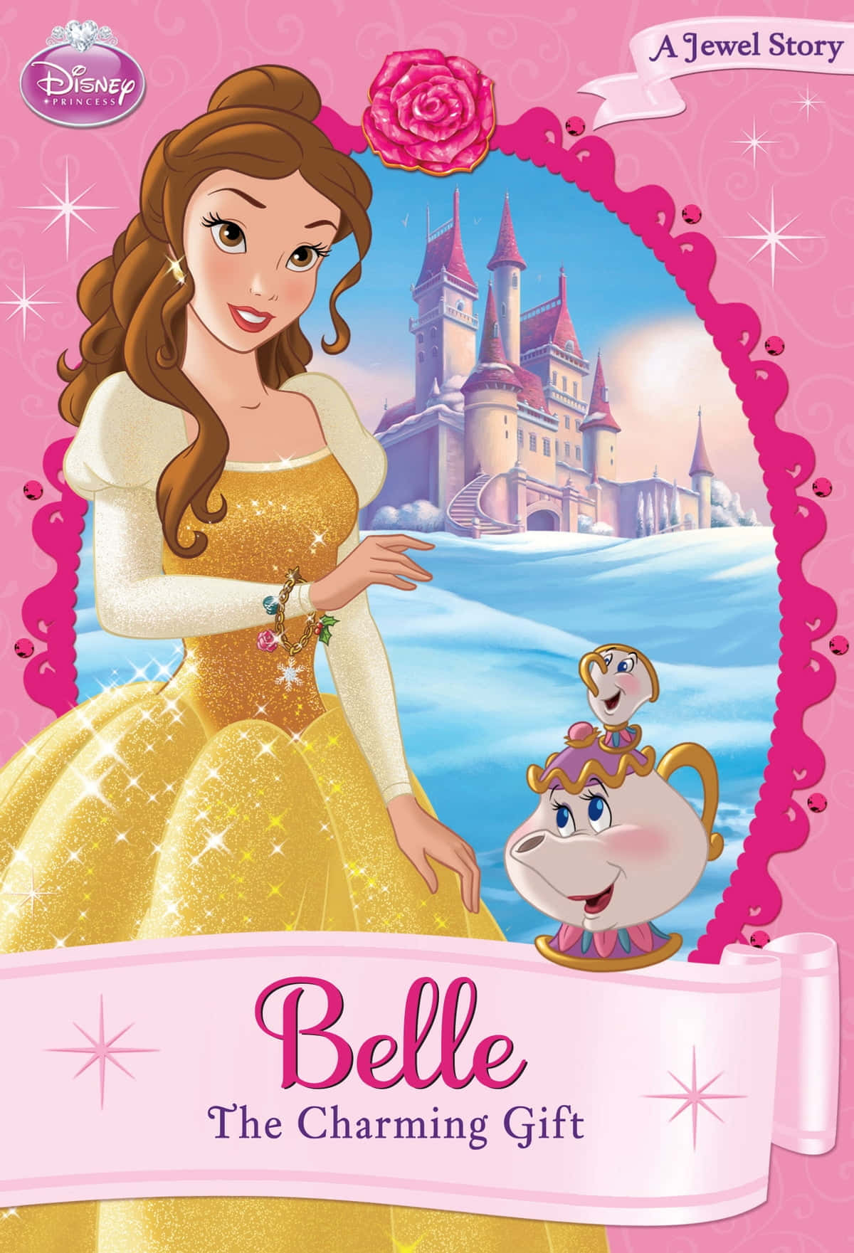Disney Prinsesse billeder dekorere det delicate tapet.