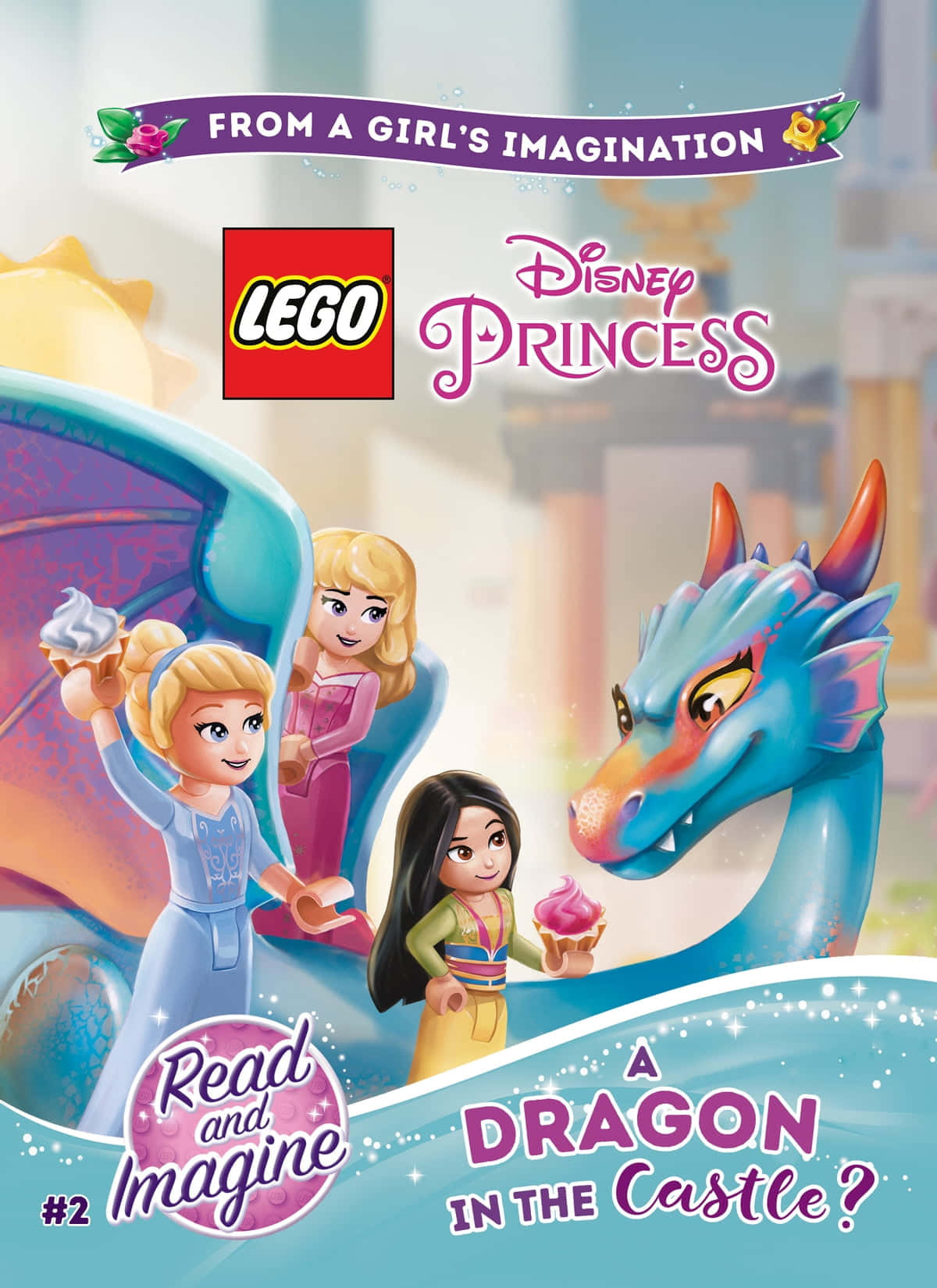 Billeder af Disney Prinsesser pryder barnets bærbare computers baggrund.
