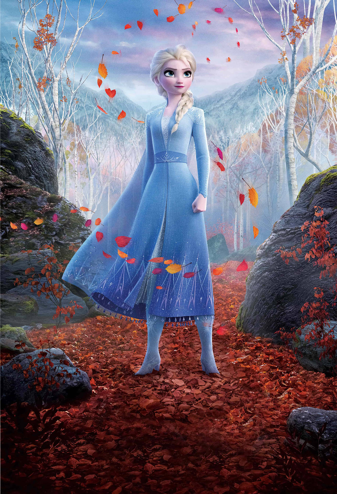 Disney Princess Elsa In Forest