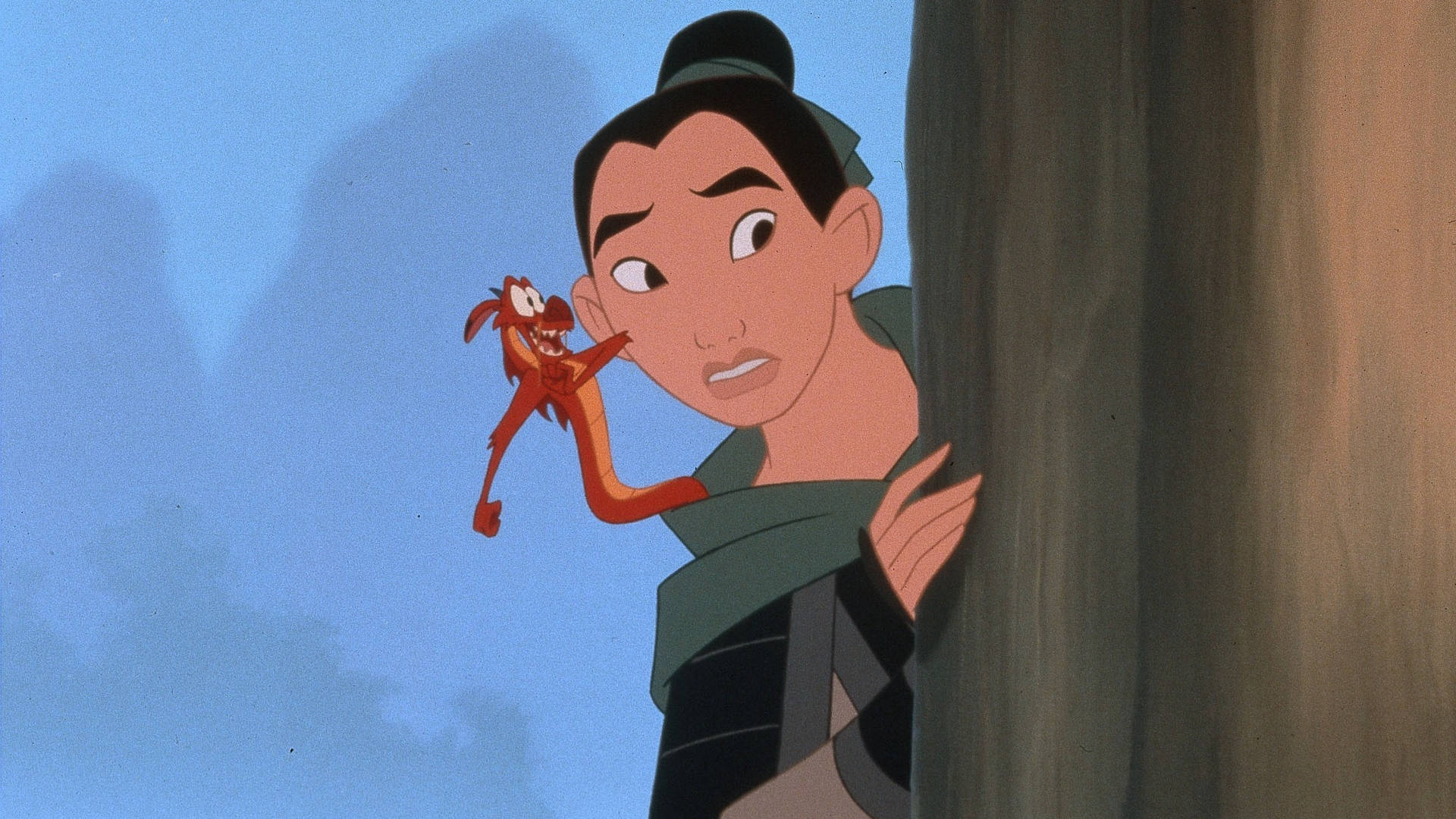 Disney Princess Mulan With Dragon