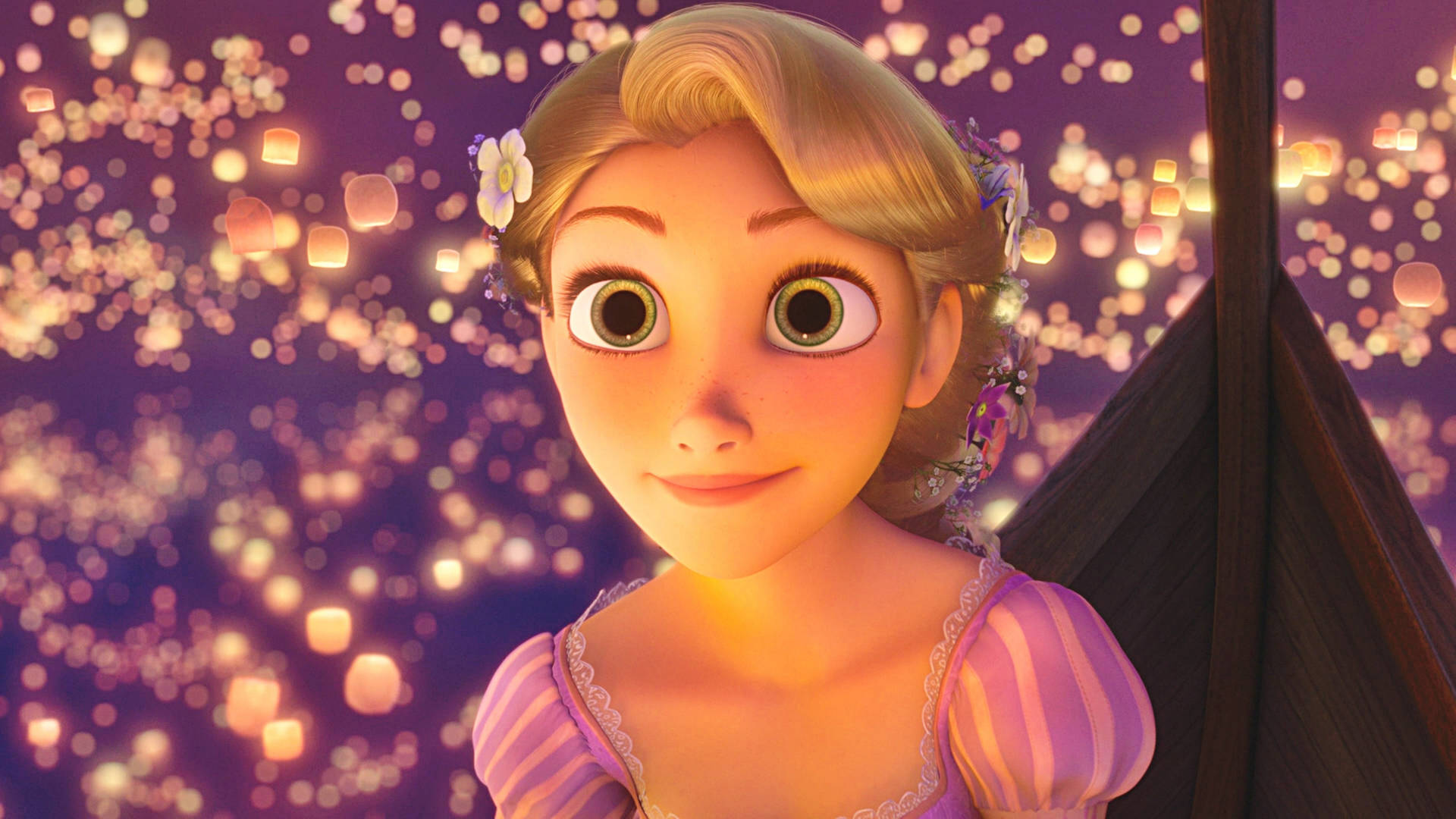 Disney Princess Rapunzel With Lanterns