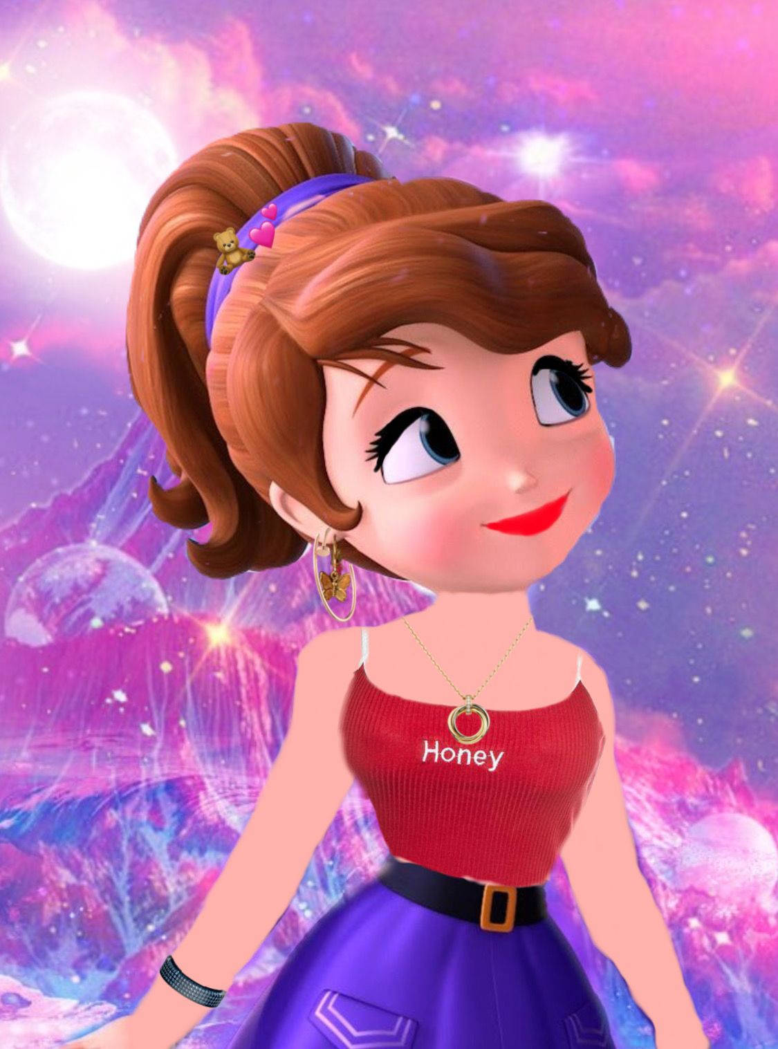 Disney Princess Sofia In Sporty Look Wallpaper