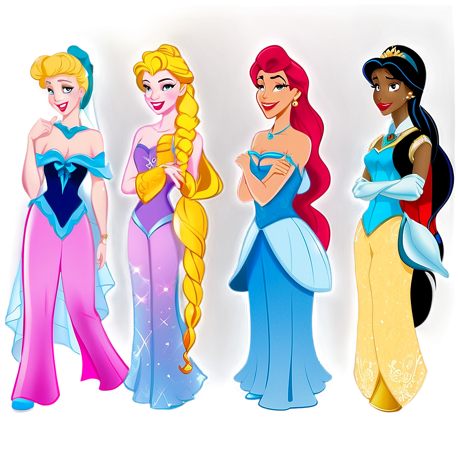 Disney Princesses Collection Png Vvn38 PNG