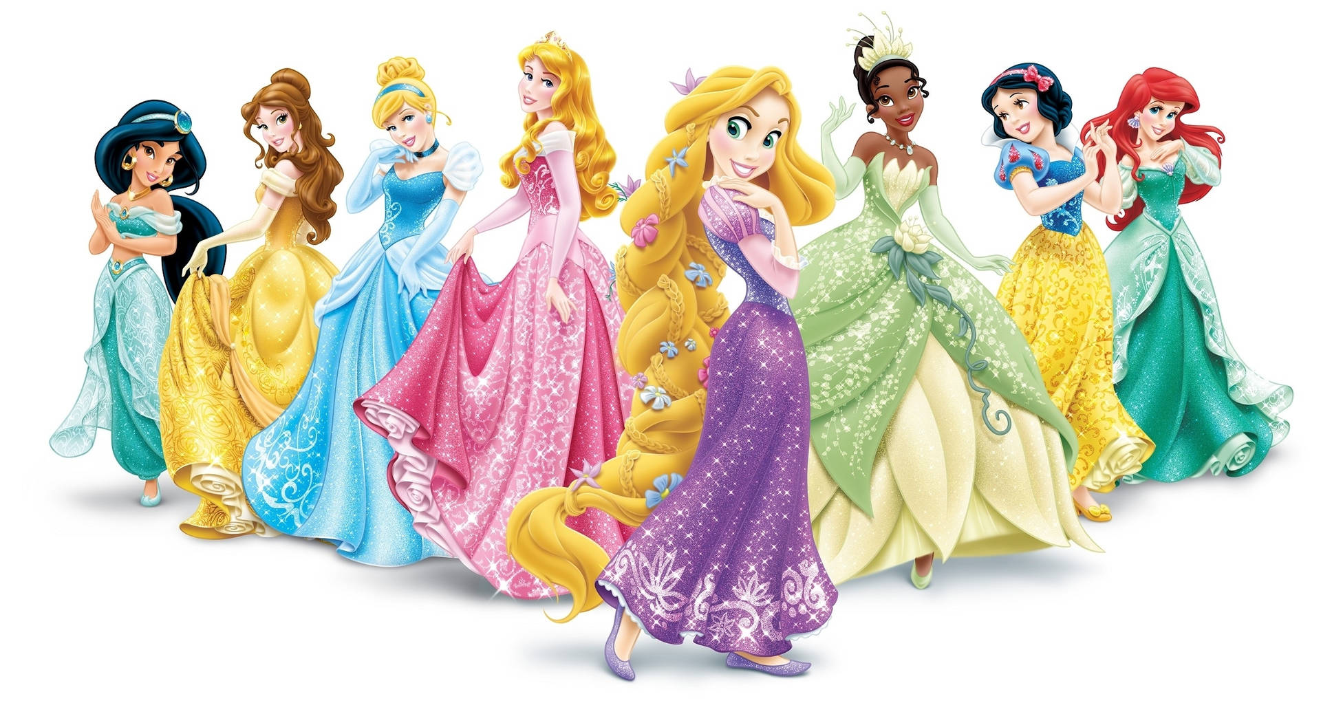 Disney Princesses Digital Art Wallpaper