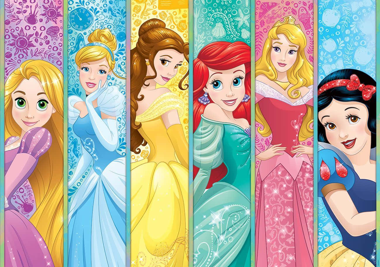 Princesasda Disney, Imagem De Rapunzel E Cinderela.