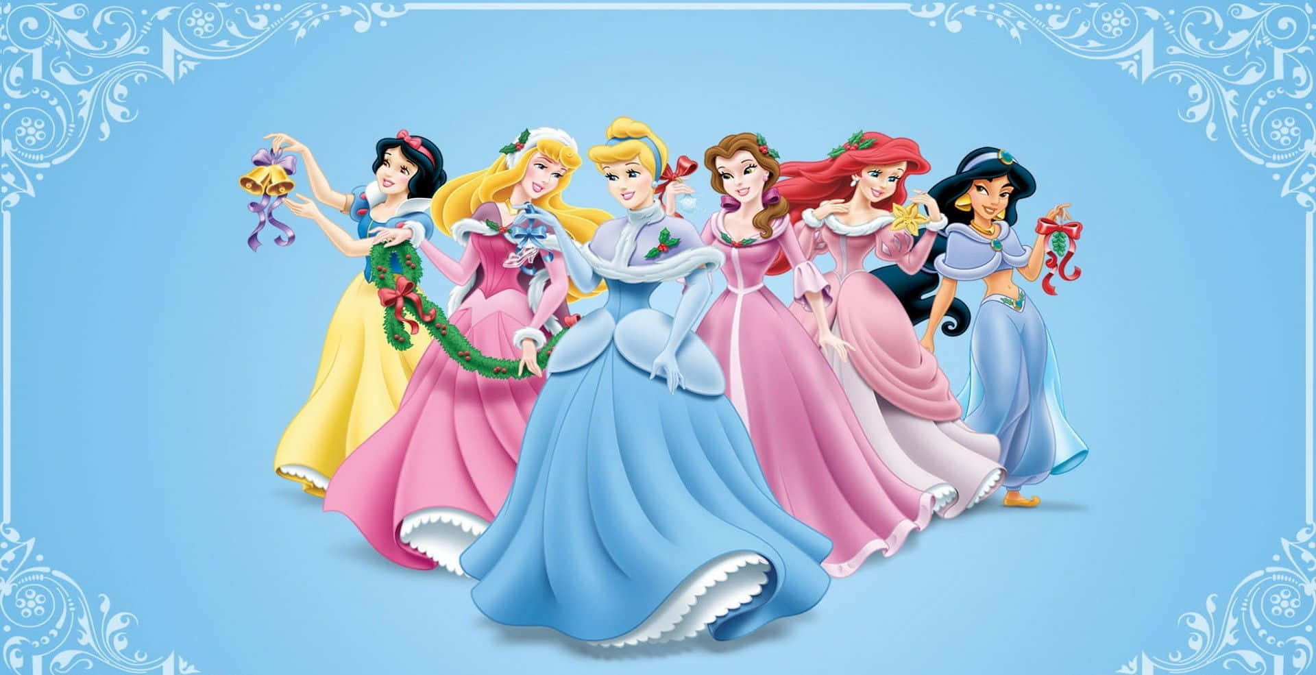 Disney Prinsesser Royale Klæder Billede er et tapet.