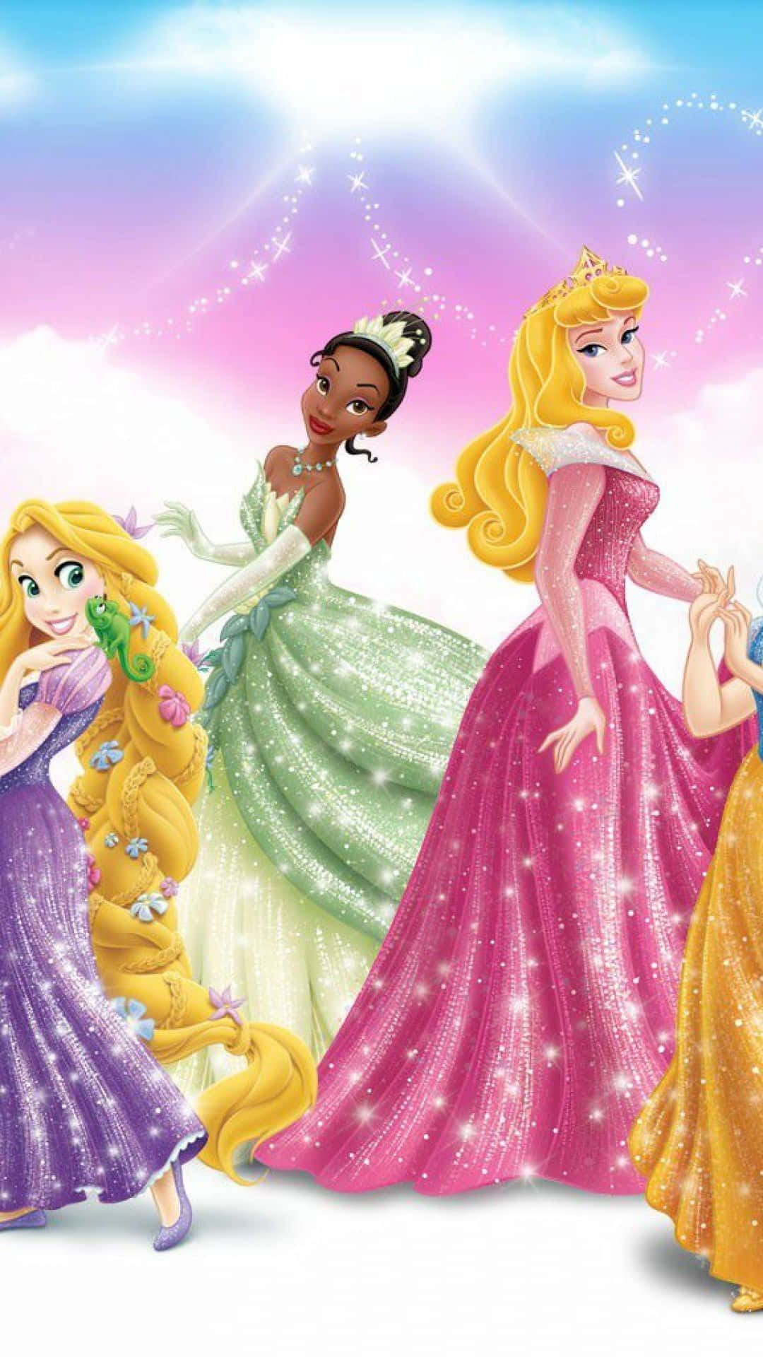 Imagende Princesas De Disney Con Purpurina Mágica