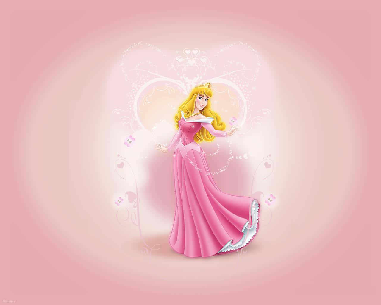 Sovende Skønhed Aurora Disney Prinsesser Billede Skrivebordsbaggrund