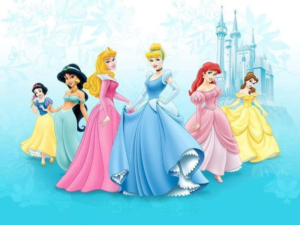 Imagemdo Castelo De Conto De Fadas Das Princesas Da Disney.