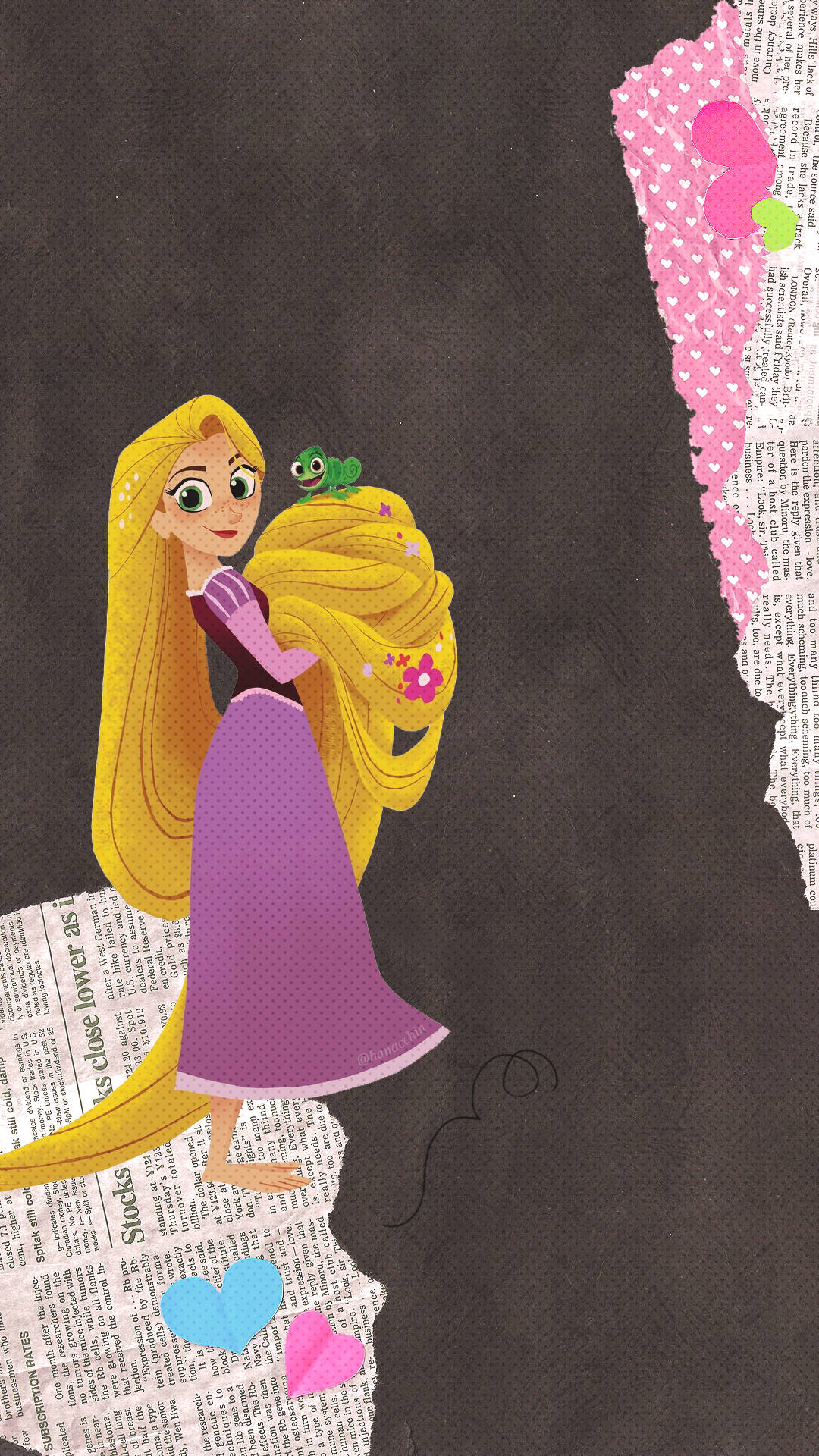 A Whimsical Scene From Disney's Rapunzel Wallpaper