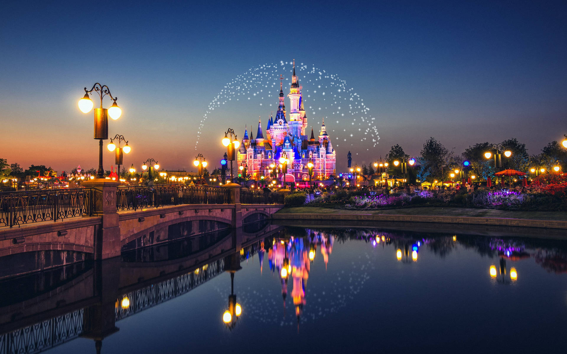 Disney Resort In Shanghai Wallpaper