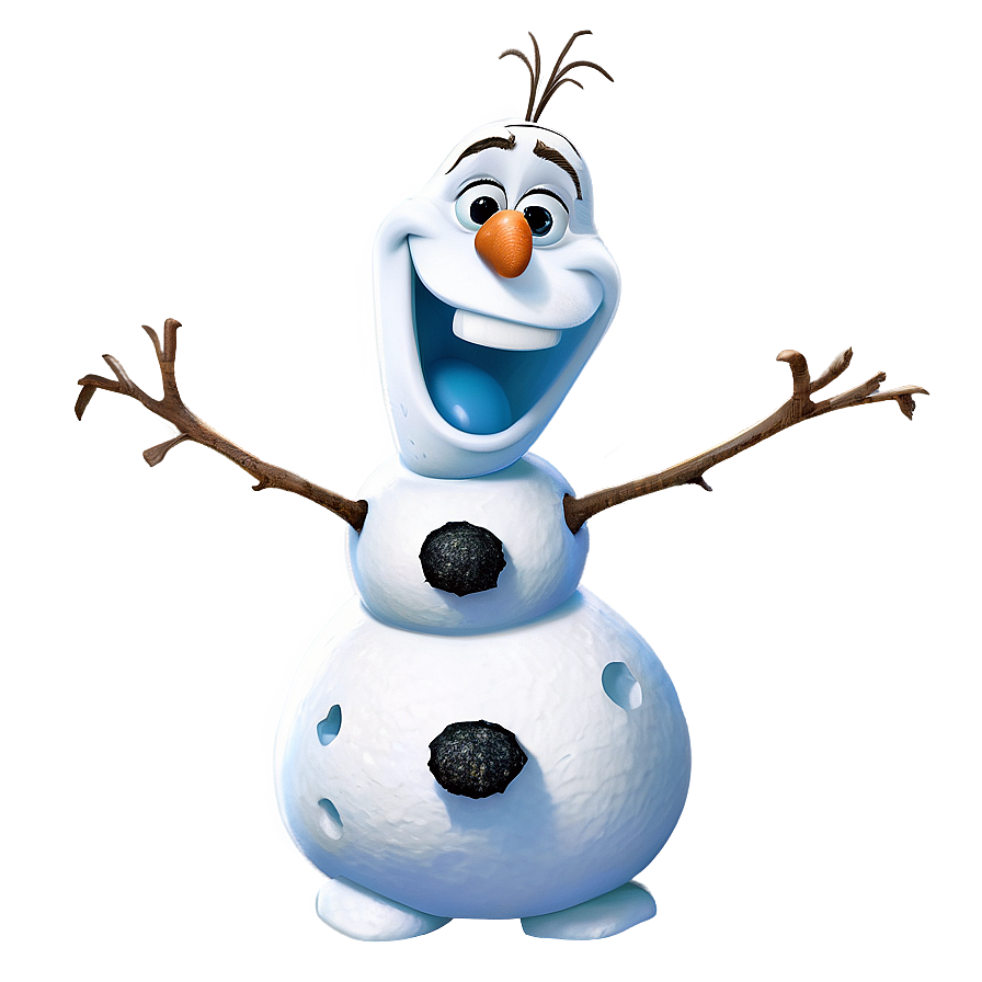 Download Disney's Olaf Art Png Itn | Wallpapers.com